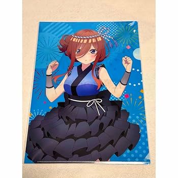 Amazon.co.jp: 五等分の花嫁∽ 夏祭り 中野三玖 クリアファイル